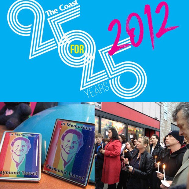 We're live with ep20 of <a href="/TwitCoast/">The Coast - Halifax/Kjipuktuk</a>'s #25for25! 
2012: Barry Boyce reflects on the life &amp; death of Raymond Taavel. Sean MacGillivray discusses the online community of Halifax Locals. The Morse's Teas sign is painted over, and Beep is back.
LISTEN HERE: bit.ly/25for25ep20