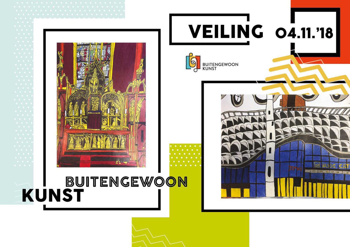 hetwerkvan's tweet image. Kunstenaars met een verstandelijke beperking laten hun grenzeloze creativiteit zien! 

Toffe kunstwerken te koop tijdens de feestelijke veiling van BuitenGewoon Kunst met een Utregs tintje. 

Meer informatie of zelfs al een bod doen? Kijk op buitengewoonkunst.nl.