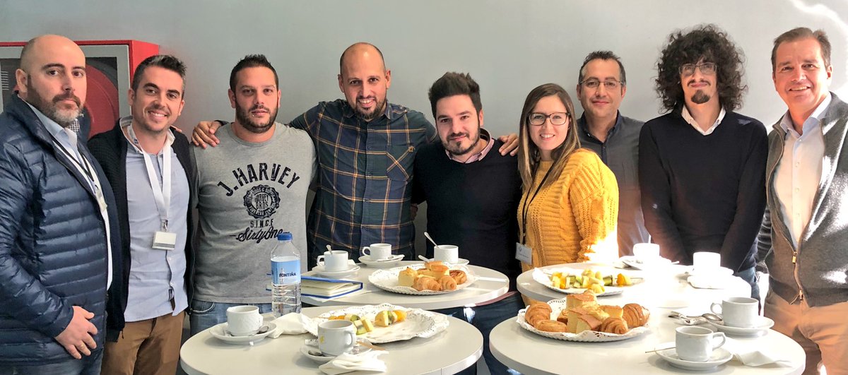 rrhhgtmotive's tweet photo. Today #breakfast with our Managing Director. Confidence, communication and joy!! @GtMotive @PepeCastelo @HRMARIALEMA https://t.co/bMpNgCGO5H