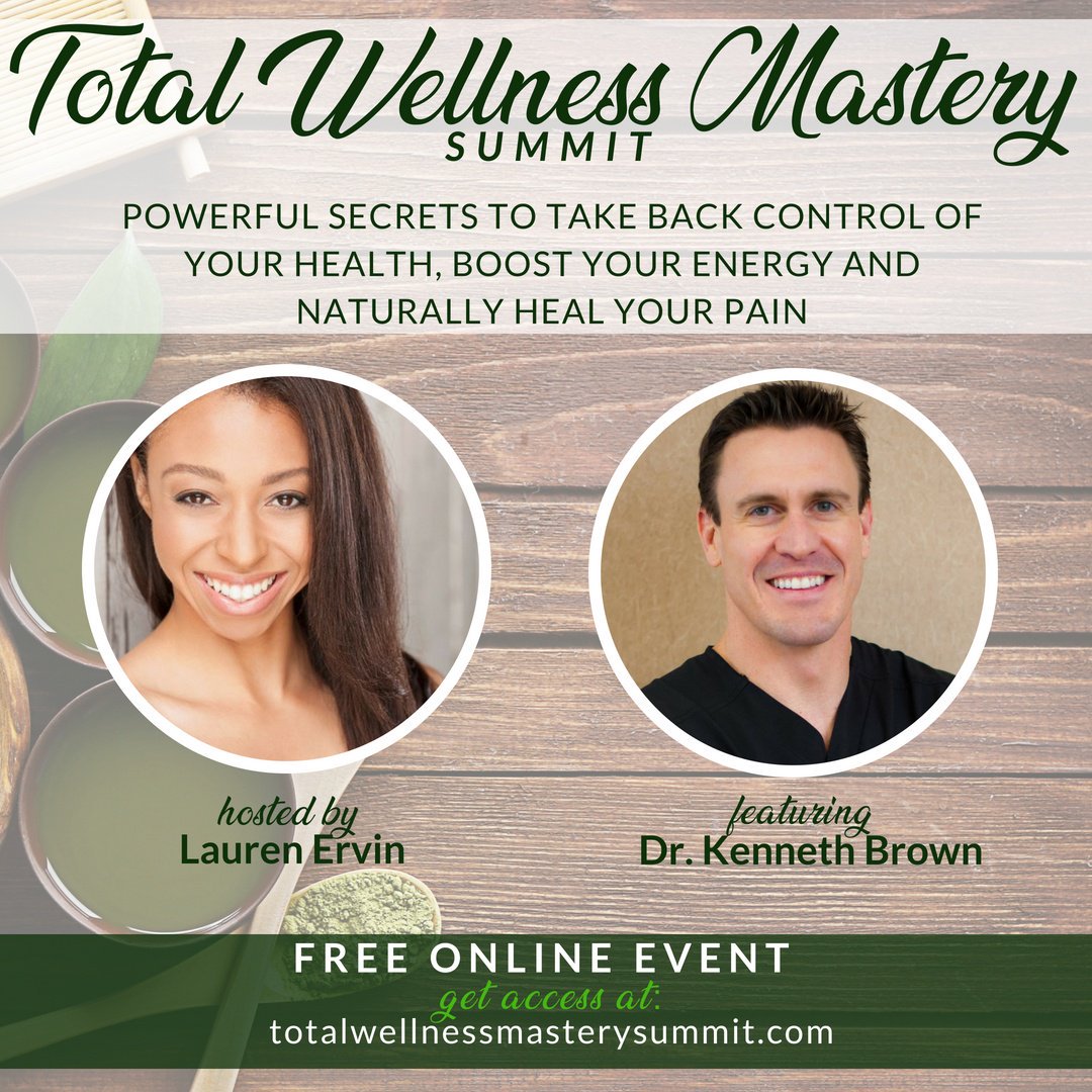 KennethBrownMD's tweet photo. Lauren Ervin invited me to be part of her Total Wellness summit and I really enjoyed visiting with her.
Join me and a panel of experts for the Total Wellness Mastery summit, a completely FREE web series and learn some key strategies on how to look, feel and be your best! https://t.co/vabwAOkVh2