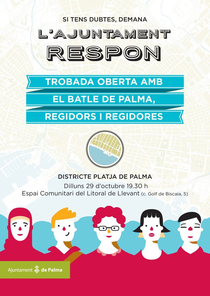 GoverndelaGent's tweet photo. #TrobadaOberta amb veïns i veïnes del Districte de la @PlatjaP per escoltar de primera mà les seves queixes i necessitats #elnostrecompromís #EstimamPalma https://t.co/gQwcca87Vi
