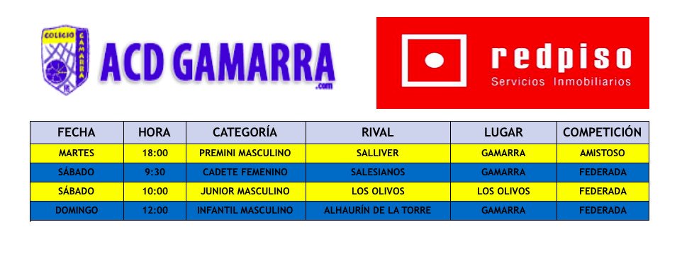 CD_Gamarra's tweet photo. Bk🏀
Partidos de la semana: https://t.co/jlms5RbluL
