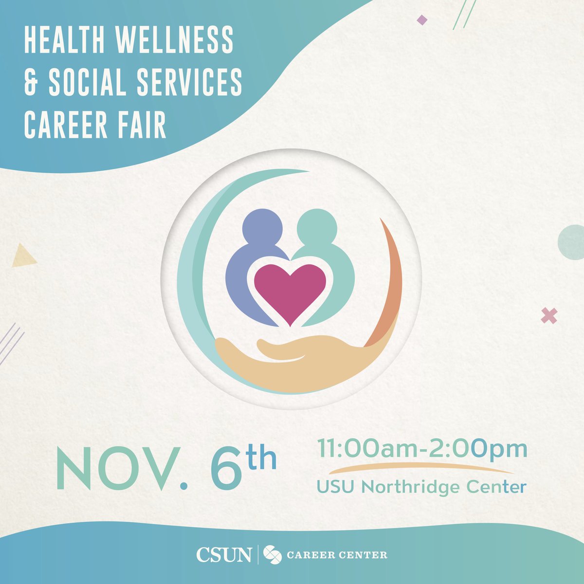 CSUNCareerCtr's tweet image. Students interested careers in HEALTH, WELLNESS, &amp;amp; SOCIAL SERVICES are welcome to join us on TUE, Nov 6th, at 11am-2pm, at the USU - Northridge Center. RSVP @ SUNlink: ow.ly/5cZj50jwBy7 @COPEHS is one of the employers that will be joining us! #csun #csunhealth #csuncareer