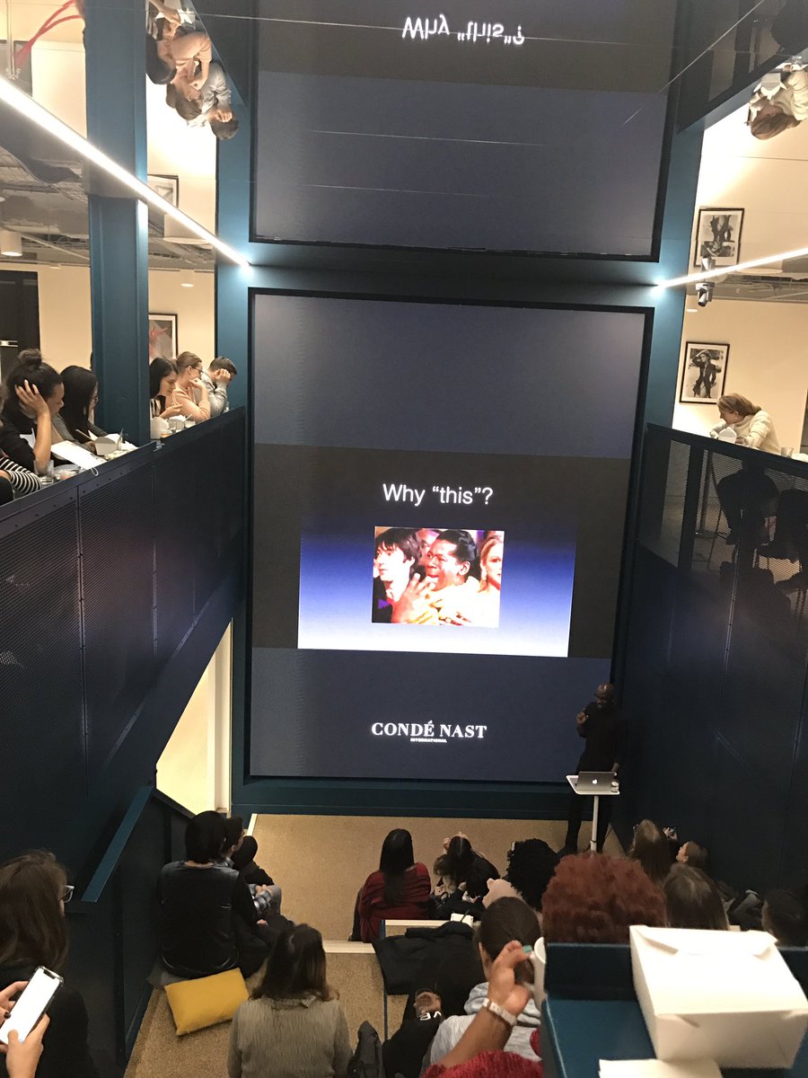 October monthlies 👻 have kicked off at the very glam @condenasteng with Buwa shedding some light on "this" in JavaScript #codebarMonthlies