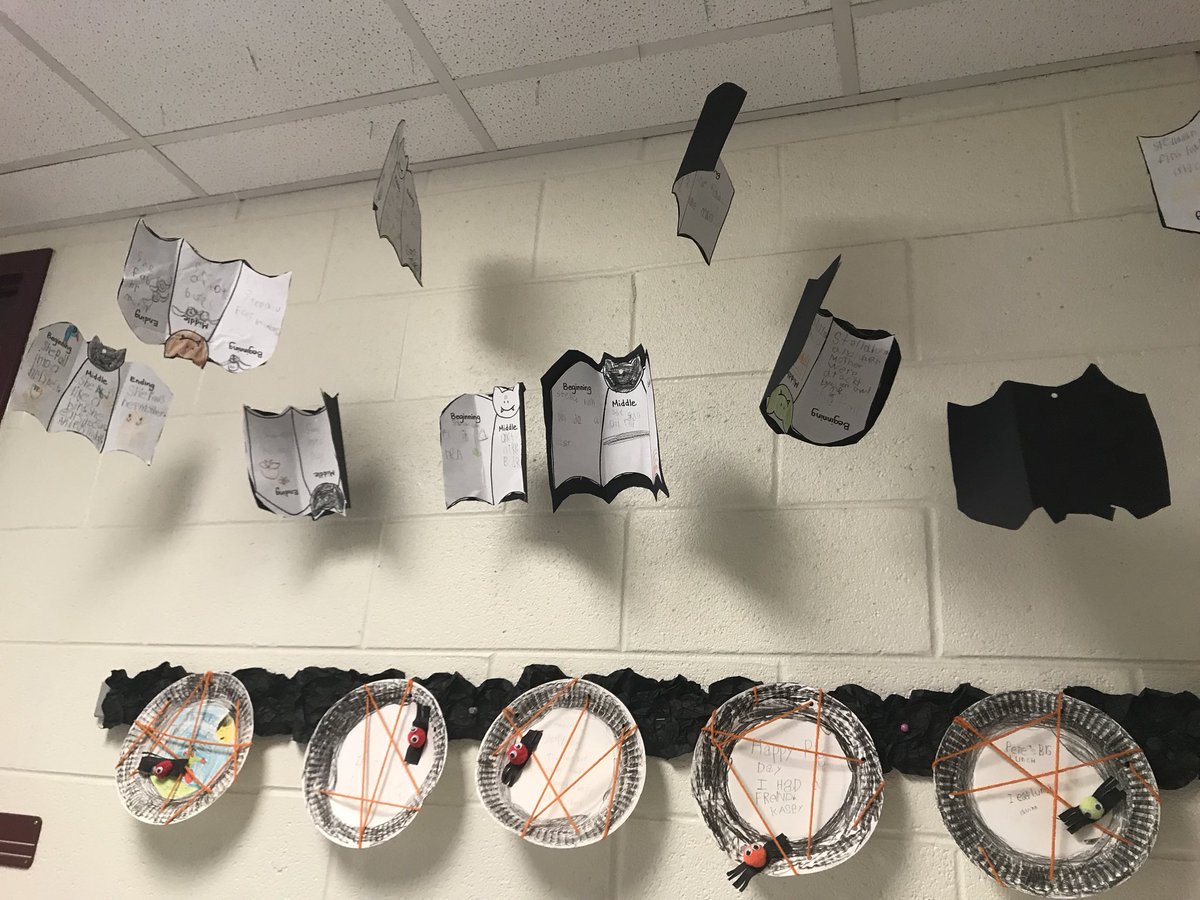 MissLoVuolo's tweet image. Things are getting spooky around Room 5! #PumpkinProblems #AWebOfStoryConnections #StellalunaRetell