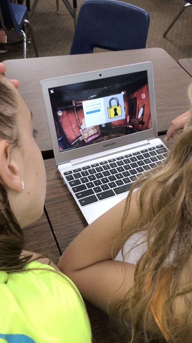 SJJVikings's tweet photo. Our 8th graders loved doing a digital escape room in Mr. Becky’s Reading Class on The Tell Tale Heart. #digitalescaperoom #poe #edgarallanpoe #telltaleheart #sjjvikings #reading #teachwithtech #studyallknight #ms.puliafico https://t.co/mfl6MhNV1V