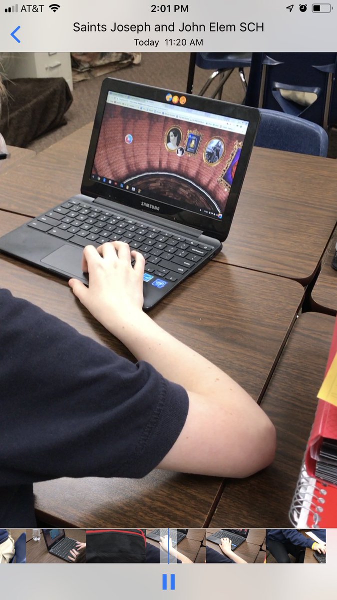 SJJVikings's tweet photo. Our 8th graders loved doing a digital escape room in Mr. Becky’s Reading Class on The Tell Tale Heart. #digitalescaperoom #poe #edgarallanpoe #telltaleheart #sjjvikings #reading #teachwithtech #studyallknight #ms.puliafico https://t.co/mfl6MhNV1V
