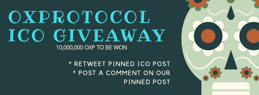 OxProtocol ICO Giveaway !!!
10,000,000 OXP To Be shared tonight 

* Retweet Pinned Post
* Leave a comment on pinned post 
* Mention 4 friends 
* Comment Erc20 Wallet

All Tokens to be distributed Tonight

#airdrop #ico #giveaway #freecoin #bounty