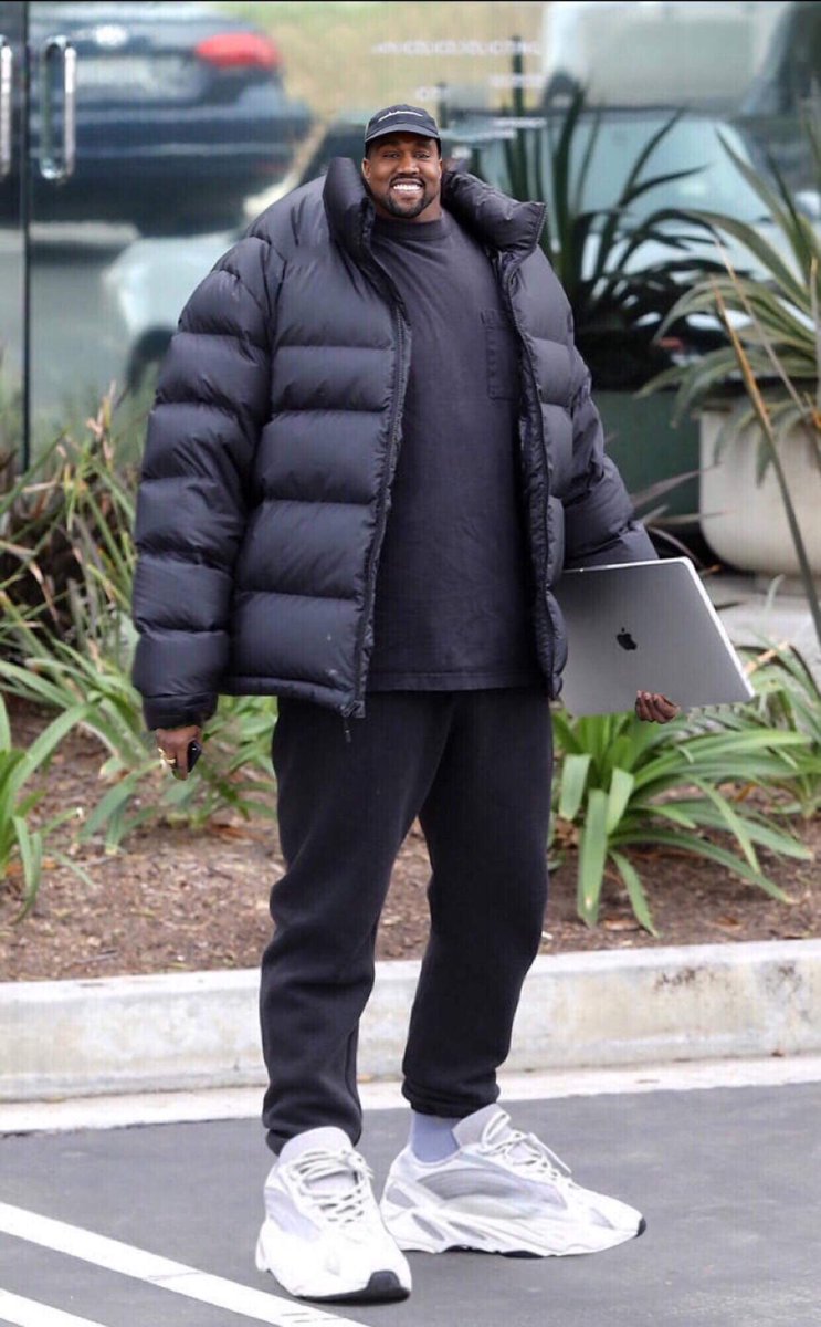 Yes hello <a href="/kanyewest/">ye</a> 👋🎙 thank much for follow! 👀 we just want make world laugh &amp; it great to get support from Ye. As reward here have rare &amp; exclusive ⚠️2 piece collection⚠️ Looking dashing in plush coat🧥 looking ferocious 💪 &amp; focused 🧐with iPad in hand. Very lavish😎