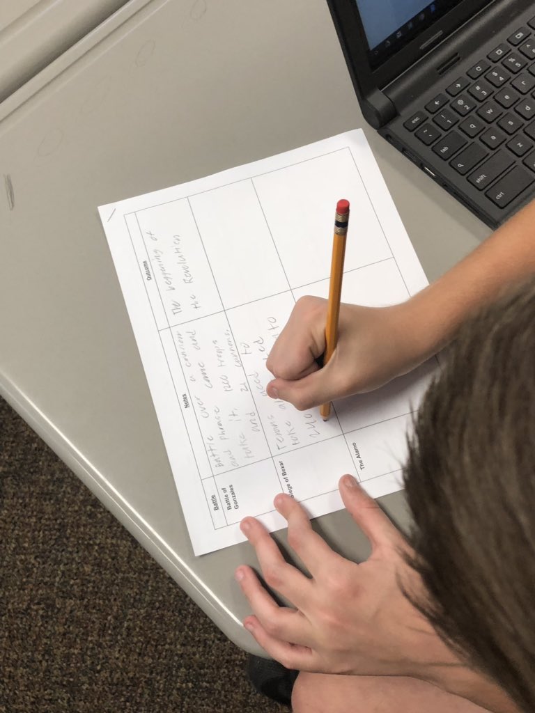 coach_m_cruz's tweet photo. Shout out to @Coach_D_Green for using #peardeck to help his students  understand the Texas Revolution! Shout out also to @WeissTMS for creating the pear deck! #socialstudiesrules #texasrevolution #wearethebest https://t.co/bXxscEiv9C