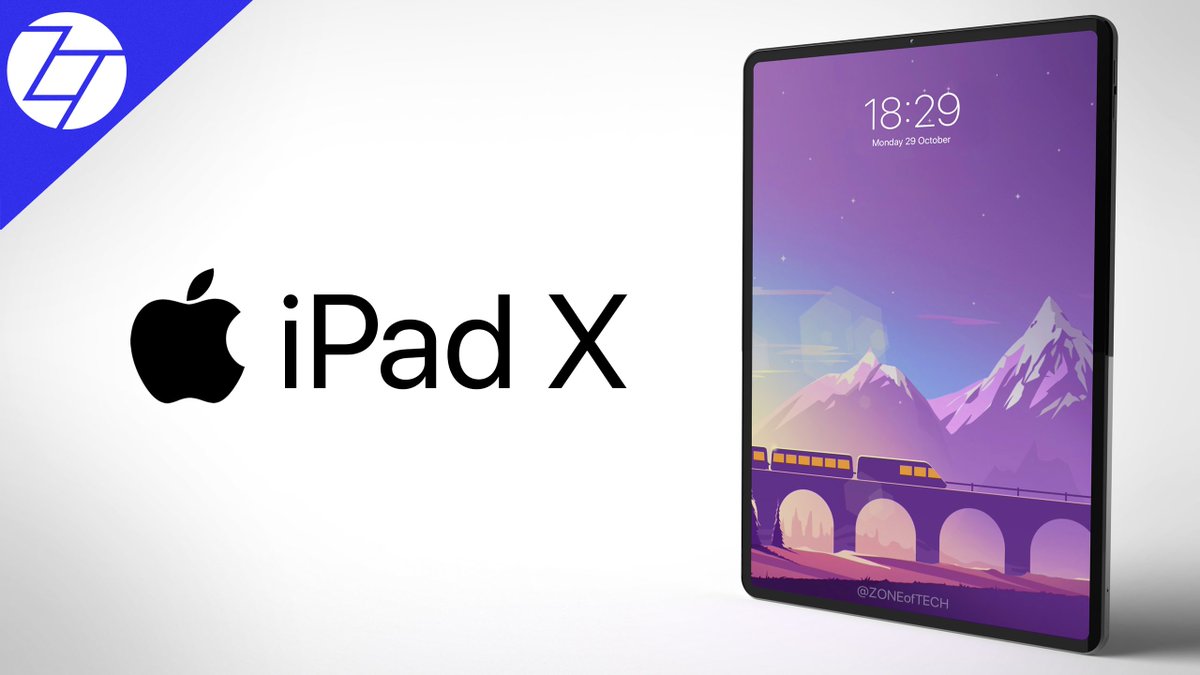 ZONEofTECH's tweet photo. NEW 🔥VIDEO🔥:

iPad X (2018) - COMING TOMORROW!
https://t.co/Iyh4V5gF1g

#iPadX #iPad2018 #LeaksAndRumors https://t.co/5iBoix9oXe