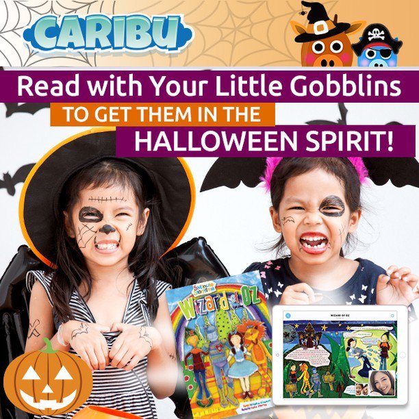 caribu's tweet photo. Lions, tigers, and books, oh my! Caribu has all the books your little goblins need to get into the spirit of #Halloween! _____________________________________________________________
#kidapps #childrensapps #readaloud15 #kidlit #Getcaughtreading #prescho… https://t.co/zEYWNRdiiY https://t.co/MI2wP0TkZn