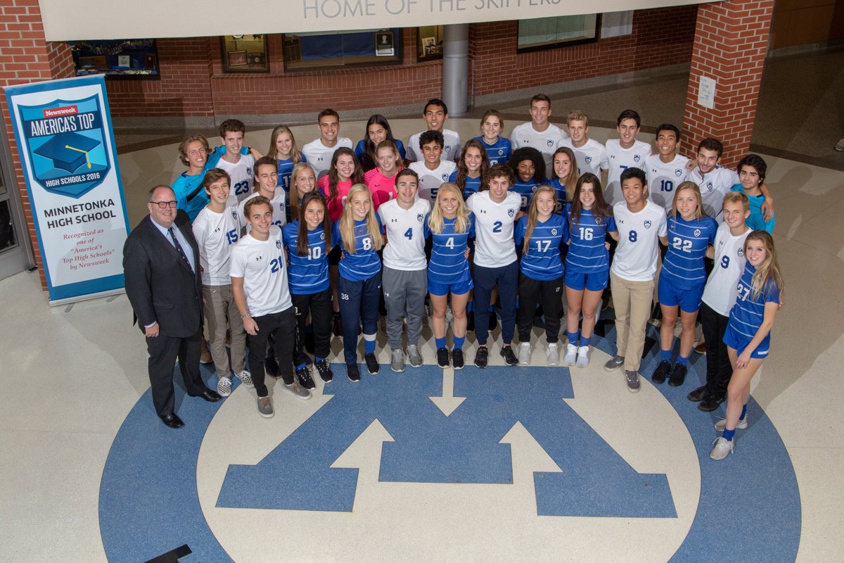<a href="/mhswsoccer/">Minnetonka Soccer</a> <a href="/Tonkamensoccer/">Minnetonka HS Boys Soccer</a> 
BIG WEEK for soccer...Good luck to GIRLS Tues @ 8 am <a href="/usbankstadium/">U.S. Bank Stadium</a> &amp; BOYS Wed @ Noon--SEMI-FINALS! GO SKIPPERS! can't wait!