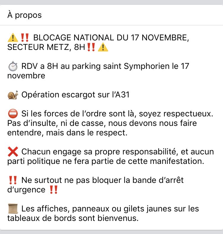 17Novembre2018's tweet photo. Opération #Escargot à #AMetz dans le 57
> https://t.co/QiqFCaEFQb
#17Novembre2018 https://t.co/3YAJddWk50