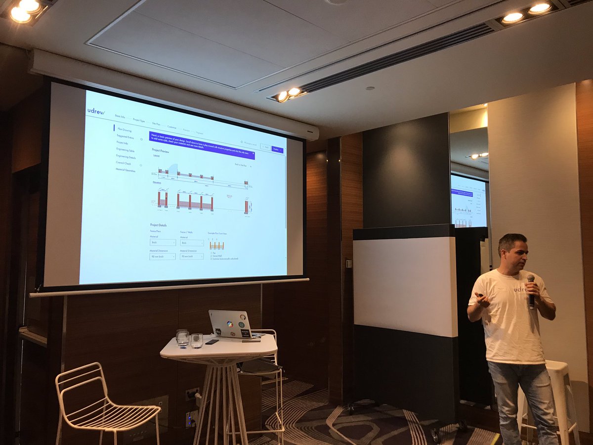 JohannaPitman's tweet image. Our final pitch for day at #SCWAus - Walid from  #Udrew - helping home owners and local councils make the building approval processes quicker, easier and better. @smartcitiesanz