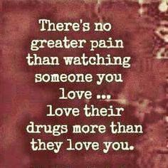 Addiction is the devil in disguise of the person you love and it breaks hearts and destroys families 💔