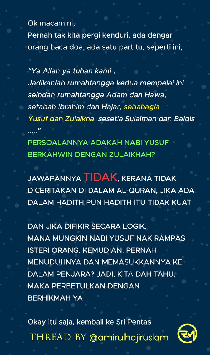Nabi Yusuf Dan Zulaikha