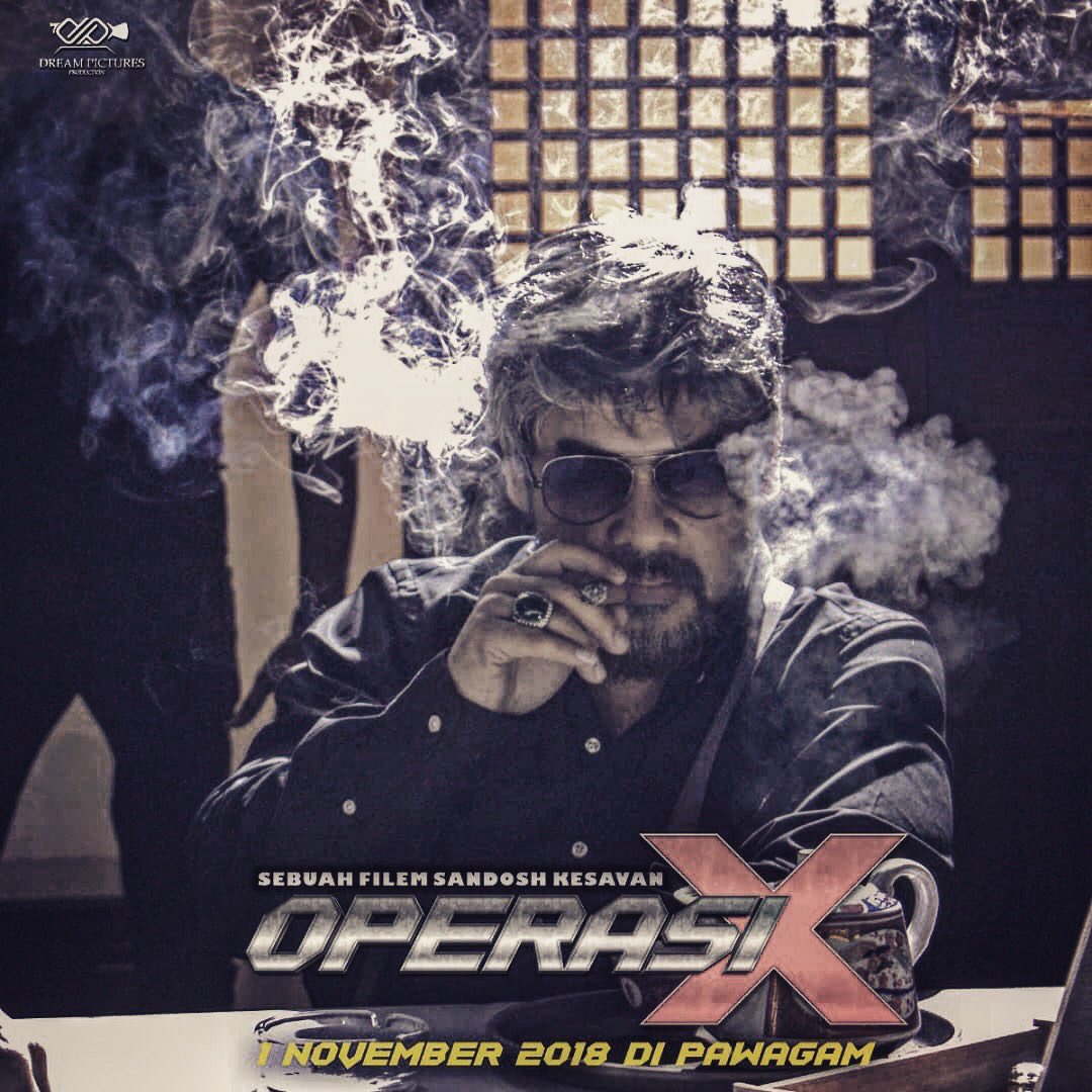 themfar's tweet photo. Makanya, malam tadi dah selesai tayangan perdana #OperasiXtheMovie . Ada yang tak sabar nak tengok Belut beraksi? jom ke pawagam mulai 1 Nov. #AntaraHidupDanMati https://t.co/ivRrLIsRBH
