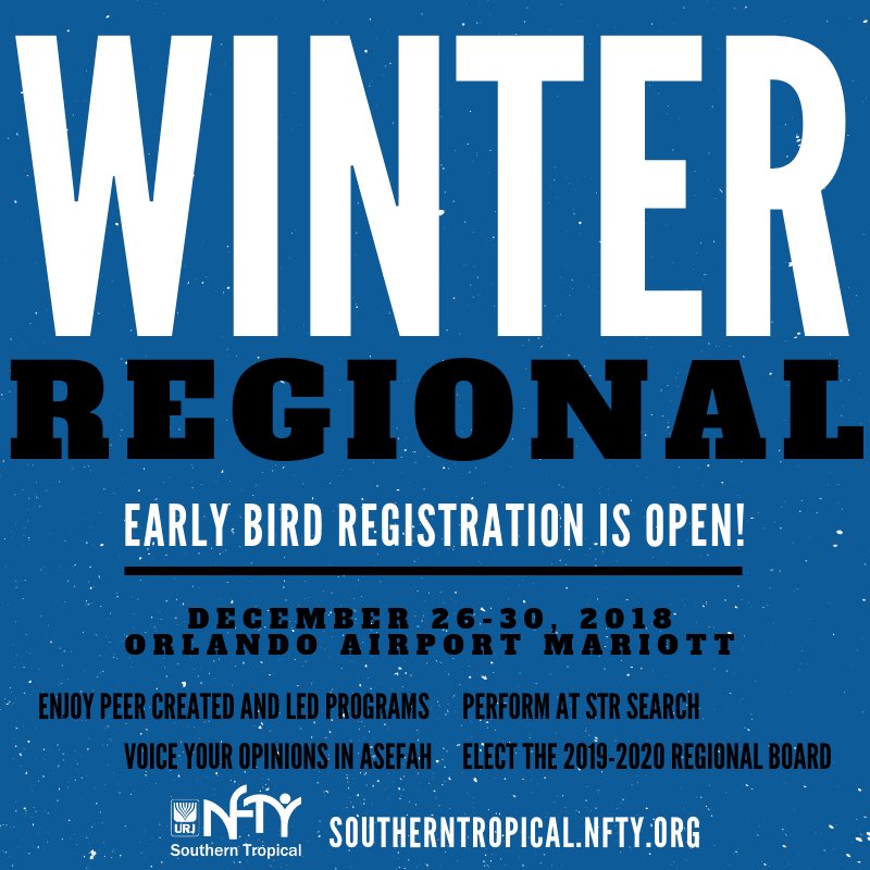 Winter Regional registration is open! Catch the Early Bird rate before it ends on November 7th.  We can’t wait to see you for fun, friends, and memories! #STRWinter