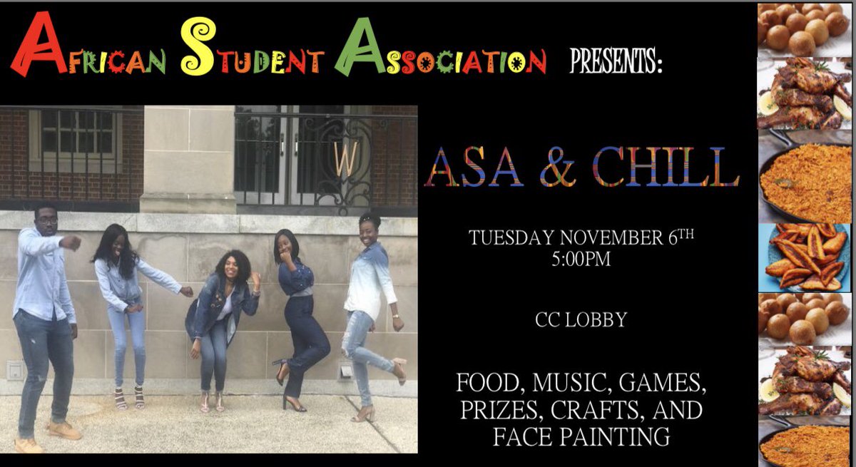 ASAWesleyCo's tweet image. NEXT TUESDAY @5 pm CC LOBBY ❗️❗️❗️
