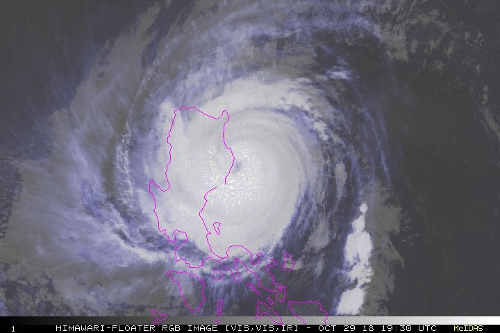 jnmet's tweet photo. Dangerous Typhoon #Yutu (#RositaPH) will make landfall is southern #Isabela province in #Luzon, just south of #Palanan, around 5am, Philippine time. Life threatening #flooding and damaging wind likely into Wednesday. Storm emerges over South China Sea Wednesday afternoon. https://t.co/zyK6pPiyU3
