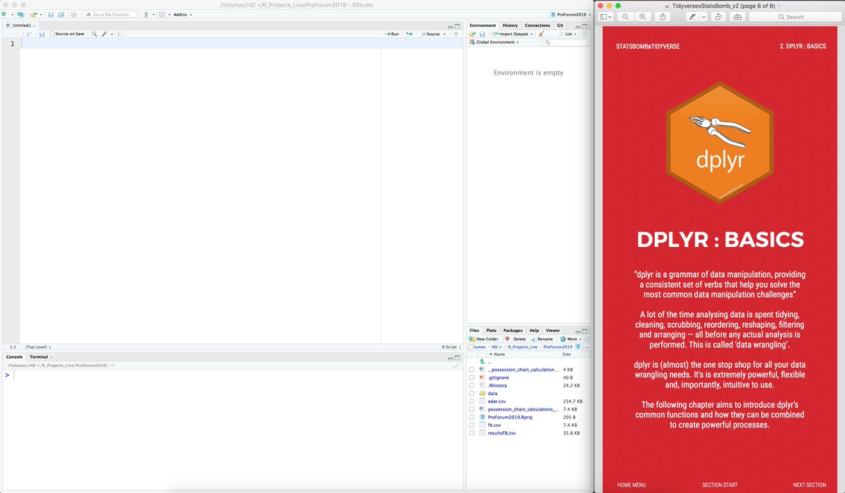 theJoeMulberry's tweet photo. I'm working on the StatsbombXTidyverse tutorial series. I wanted a document that you could refer to without switching windows. 

This slimline PDF is what I have come up with. Refer to it as you code in rStudio...

Does this work? 

#FeedbackPls

#rstats #dplyr #tidyverse https://t.co/xIbzRfBqRk