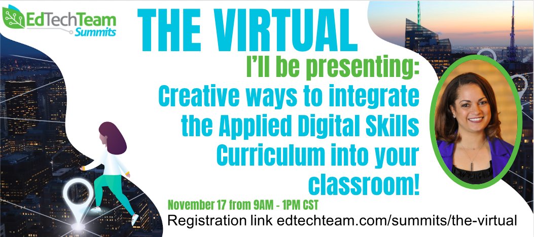apsitnatasha's tweet photo. SUPER excited to be a presenter at The Virtual Summit by @edtechteam !  It's on Saturday, November 17 from 9-1 CST and it's FREE!  PD in your PJ's....what could be better?  Register here: https://t.co/BW7DQQ3nZ2 https://t.co/75zANOB3F7
