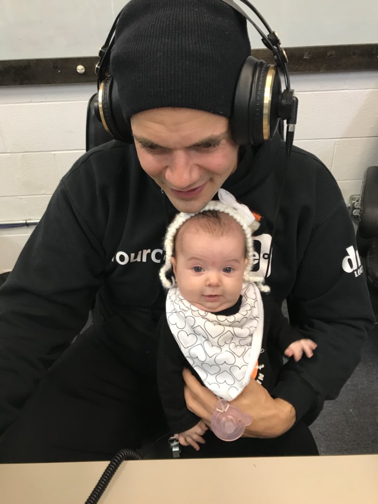 workhardpgh's tweet photo. It’s a BYOB (bring your own baby) kind of day at Work Hard this Monday. Thanks for visiting us, Kennedy! #FutureEntrepreneur #WorkHard #DadHard https://t.co/6P5AdlvdUr