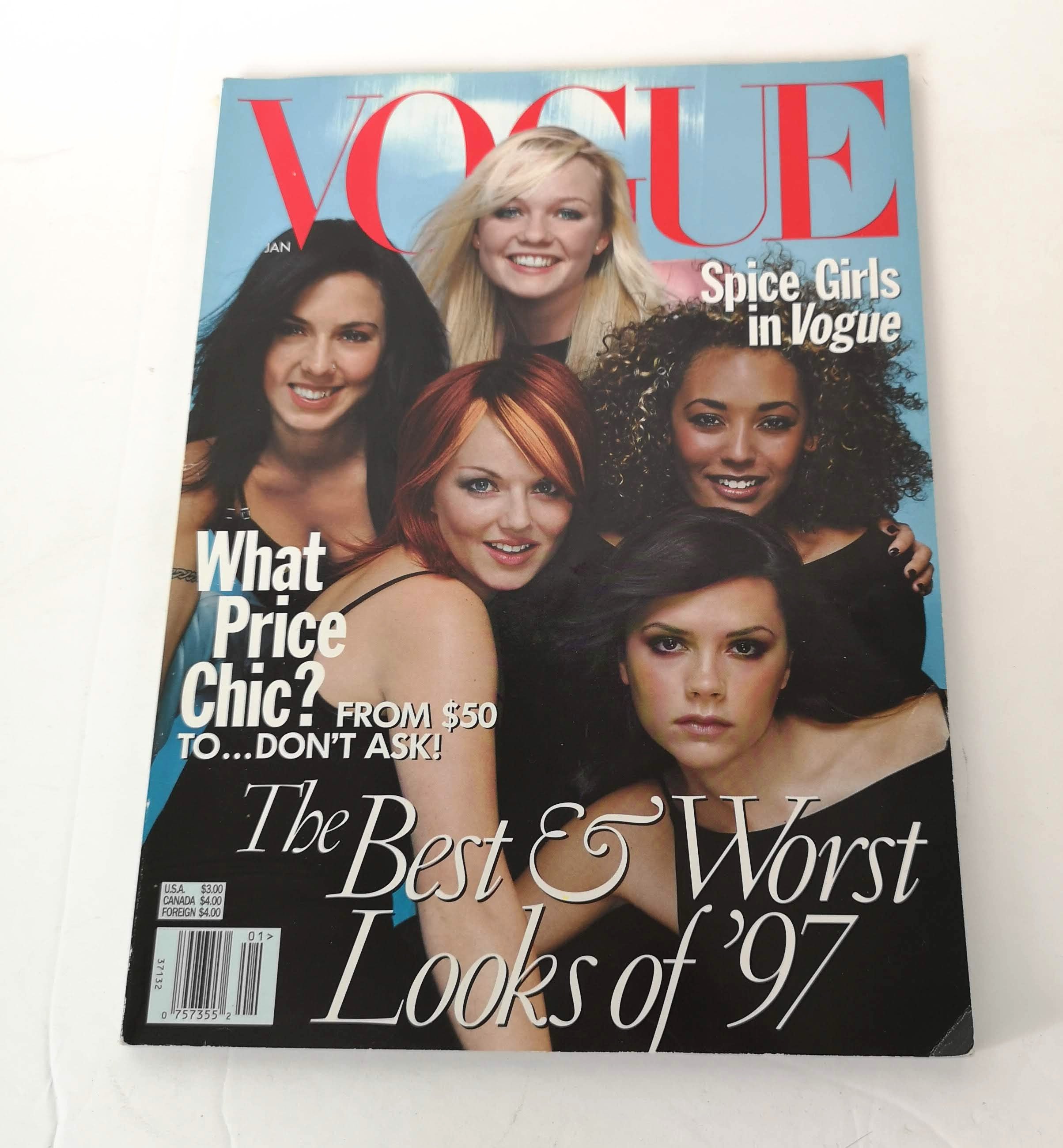 Vogue US 1998 1月号 スパイス・ガールズ Vogue US 1998 1月号 スパイス・ガールズ