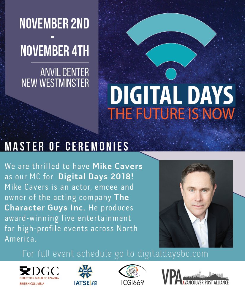 Welcome our Master of Ceremonies for this year’s edition of Digital Days BC! digitaldaysbc.com/2018/10/29/wel…
