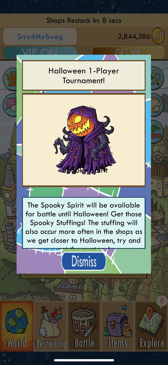 ArcanePetsGame's tweet image. We’ve got a special 1-Player tournament available just for Halloween! Log in to check it out! #virtualpet #mobilegame #collectinggames