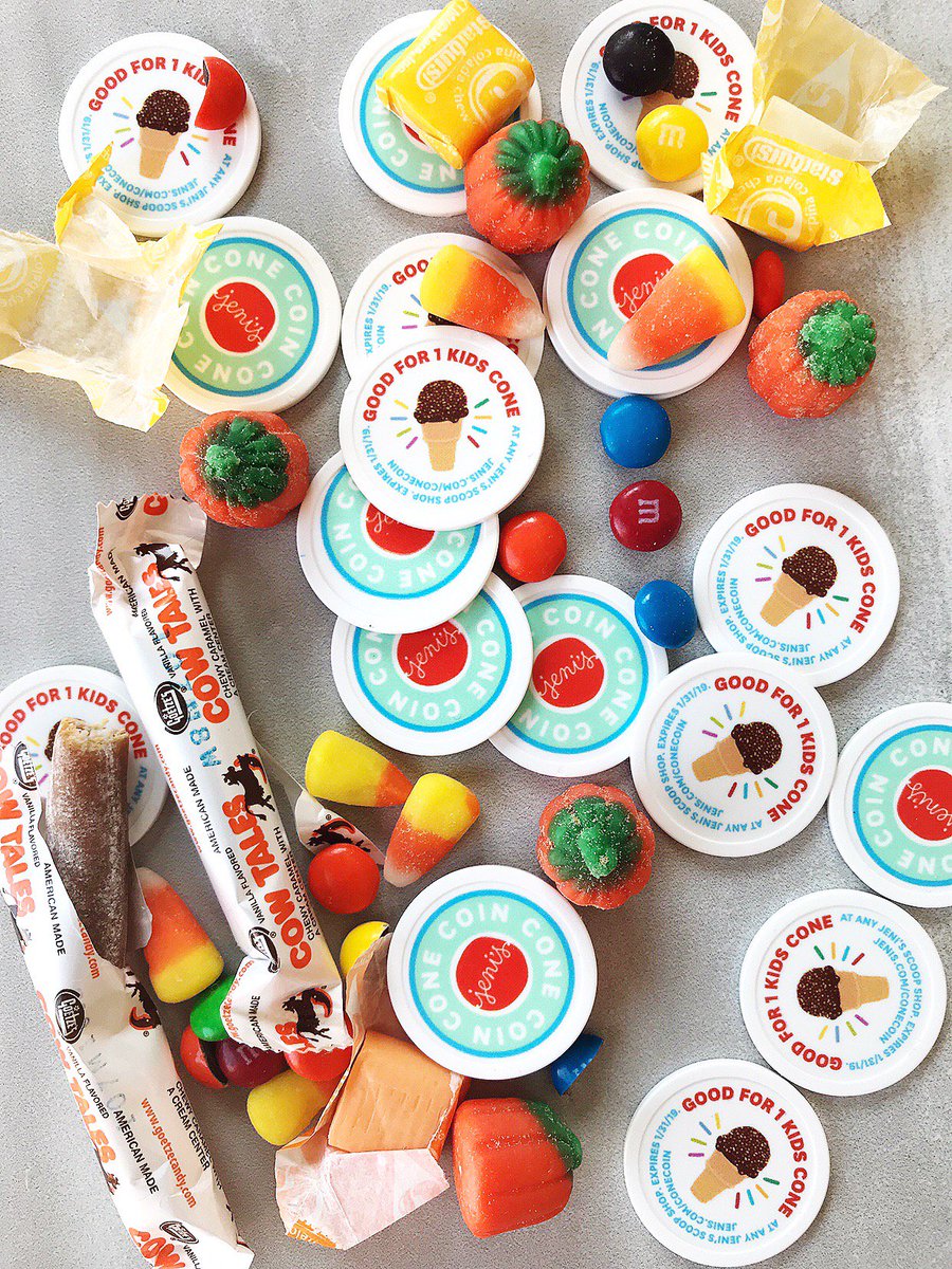 Cone Coins are the upgrade your trick-or-treat needs. Be the it house on the block this Halloween and pass out our new Cone Coins—each one redeemable for one kids cone at all scoop shops. Available for purchase at any Nashville or Columbus scoop shop. jen.is/2y9UNh4