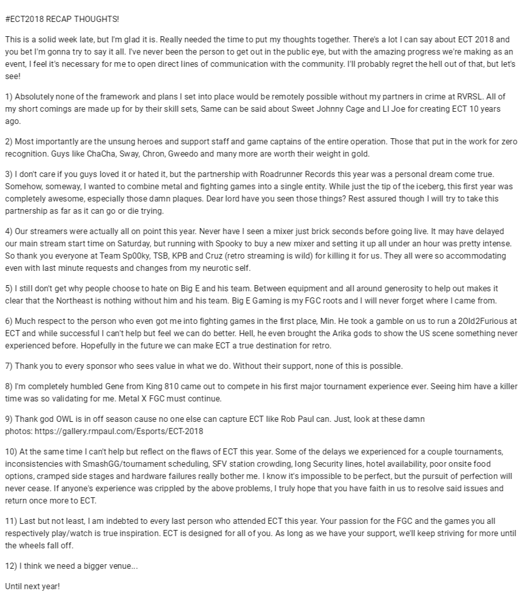 kattermari's tweet photo. #ECT2018 RECAP THOUGHTS! This is a solid week late, but I'm glad it is. Really needed the time to put my thoughts together. There's a lot I can say about ECT 2018 and you bet I'm gonna try to say it all. I've never been the person to get out in the.. https://t.co/WSb16WYeiu