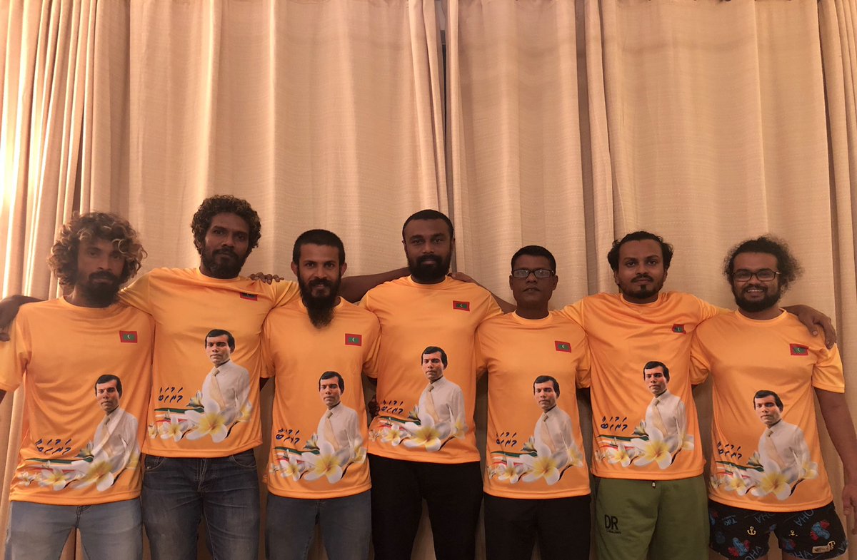 SatoMexicanox's tweet photo. Raees @mohamednasheed ge isthiq’baalugai hunnaanan #VeeHaaleggaVaan #Nov1ga, maves dhaanan 
#JazeeraRaajje @AliHashimSmith1 @SaeedUbaidulla @navee_neha @nautymatox @HassantayMDP https://t.co/nLW9zuJt3T