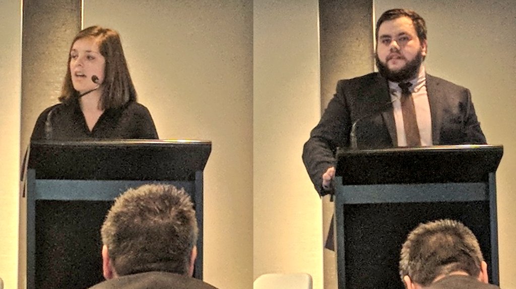 NicholasKamols's tweet photo. Marika and Jesse kicking off the main proceedings of Smart Cities Week. An exciting two days ahead! #SCWAus #SmartCity #sccei https://t.co/cYkhksIwBo