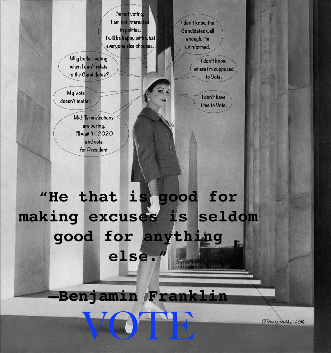 GDerujinsky's tweet image. You can't cross the sea merely by standing and staring at the water. ~Rabindranath Tagore
#votingwhilefabulous
GET OUT THE WORD. VOTE!!!! IT'S OH SO FASHIONABLE!
@BarackObama