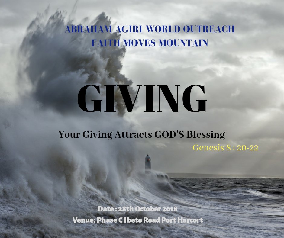 agiriworld's tweet photo. Riches, Honor, Power, Might and Strength all belongs to God and He giveth it to whomever He please, to those who give willingly to Him.When you give to God with a willing heart you attract God's Blessing. #31DaysOctoberProgramme #InHisPresence #Day29 #WordOfTheDay https://t.co/NMObigyYpc