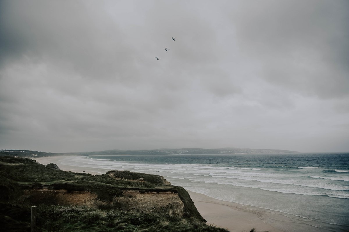 Watching the helicopters go over <a href="/VisitCornwall/">Cornwall</a> <a href="/GREATBritain/">GREAT Britain and Northern Ireland Campaign</a>