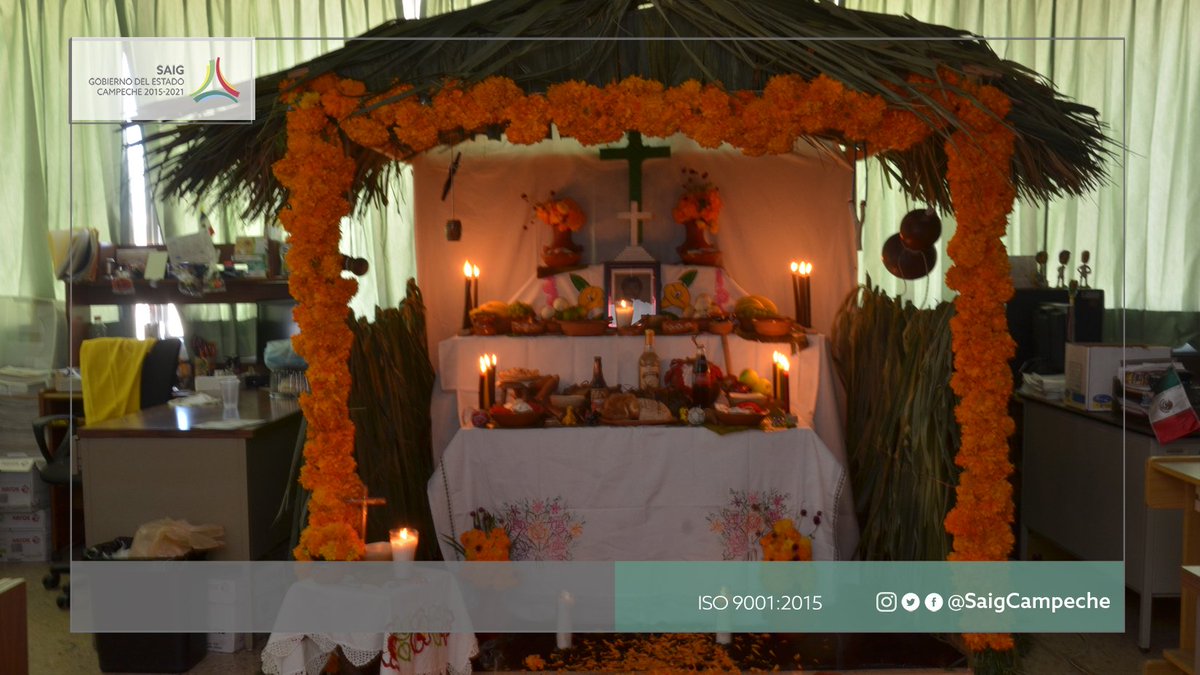 safincampeche's tweet photo. Altar de la Dirección de Administración de Personal de la Secretaría de Administración e Innovación Gubernamental. https://t.co/R9UU8maZN1