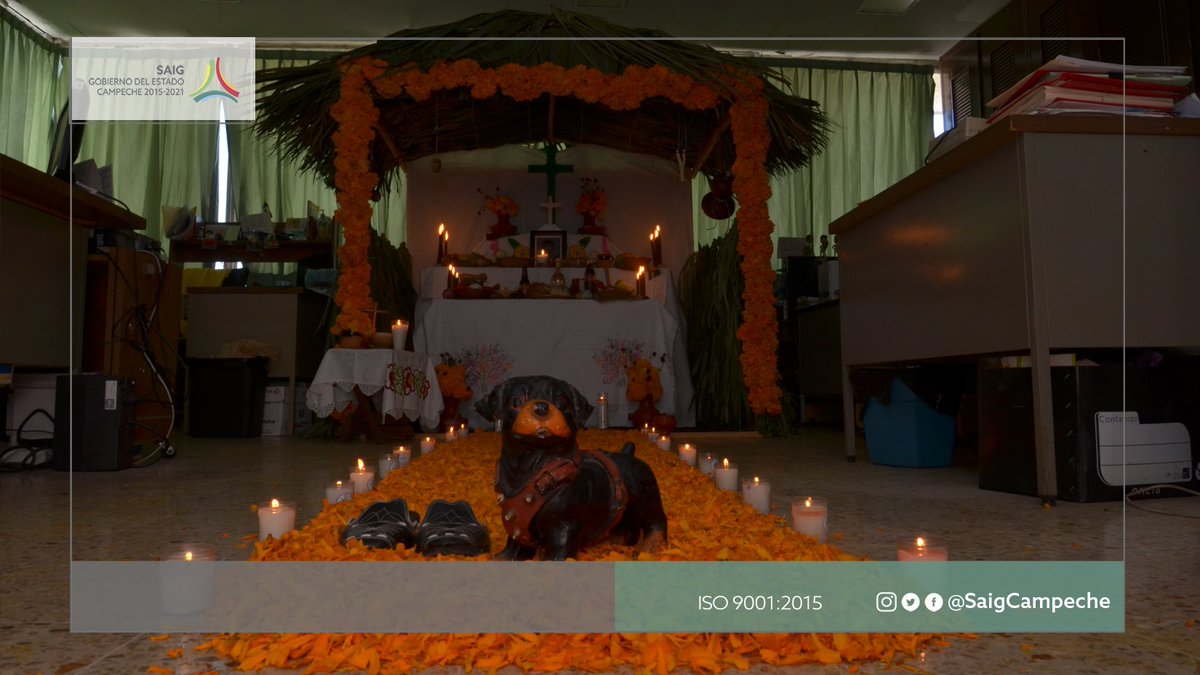 safincampeche's tweet photo. Altar de la Dirección de Administración de Personal de la Secretaría de Administración e Innovación Gubernamental. https://t.co/R9UU8maZN1