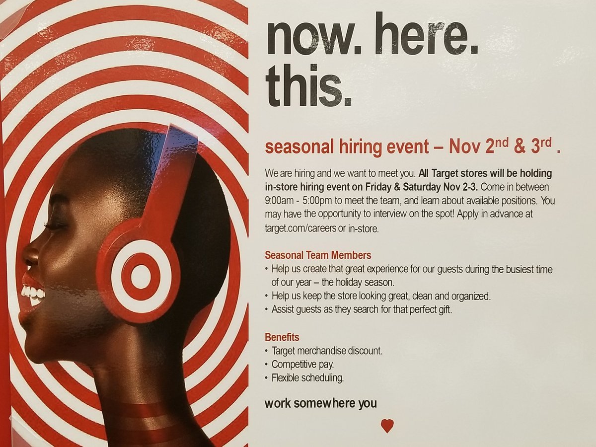 angimock's tweet image. Target is hiring!