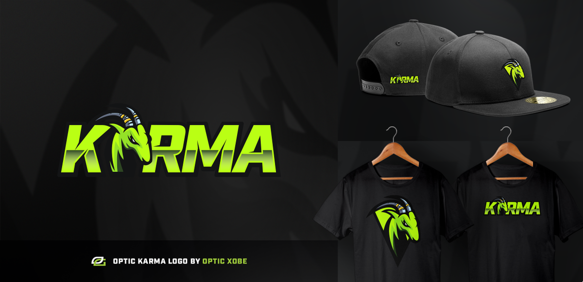 Xobe's tweet photo. Logo for @OpTic_DKarma // let me know what you think!

#GreenWall https://t.co/JWziKjhu2O