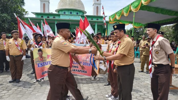 Gerakan Pramuka OKU Timur Lakukan Estafet Tunas Kelapa pramukapos.com/wahyu/gerakan-…