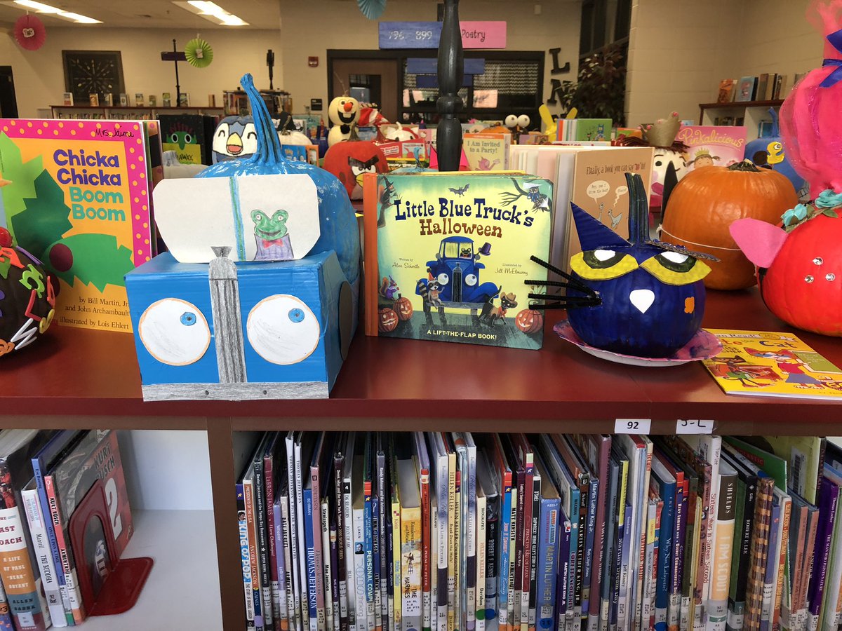 Caitlinhm29's tweet photo. Our book character pumpkins are amazing this year!! #ALLmeansALLMCSS https://t.co/tK7A8iPFTx