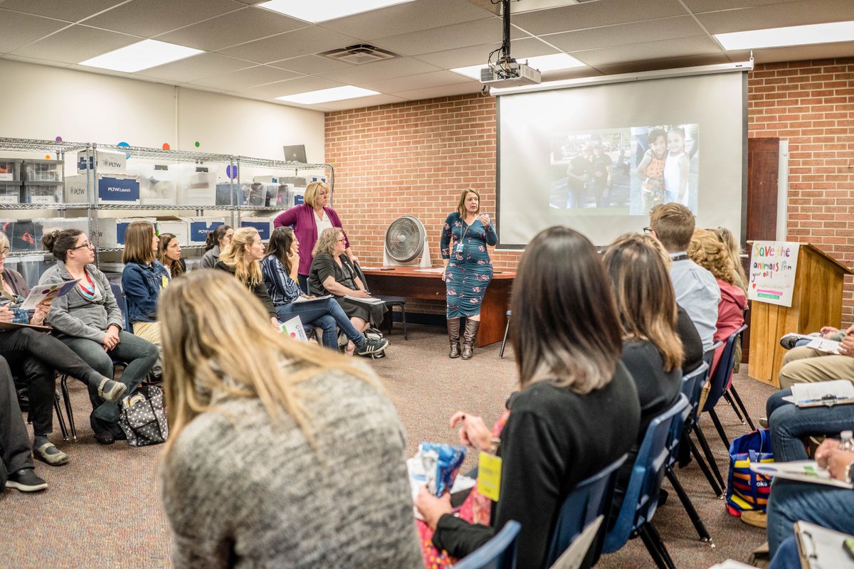 DJDSeshapiro's tweet photo. Lower Division Teachers had a great PD day. Taking a field trip to a Project Based Learning school generated great ideas and connections to colleagues and the community. @denverjds https://t.co/8GNZ1wglAt