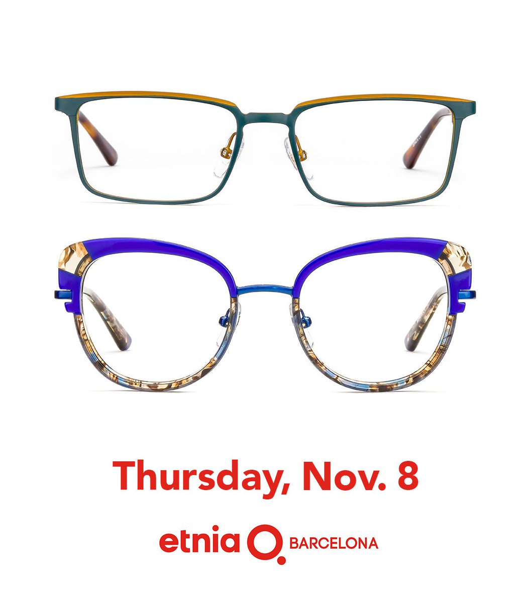 UllaEye's tweet photo. We'd love to see you at our Etnia BarcelonaBarcelona Frame Show Thursday, November 8th from 11-4p! #etniabarcelona https://t.co/lVNaHGrCyq
