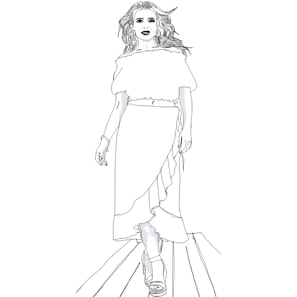 toocreativeart's tweet photo. Just a hint of petite shadows! @DanniiMinogue #danniifortarget illustration progress. https://t.co/F8pkiaYK9O