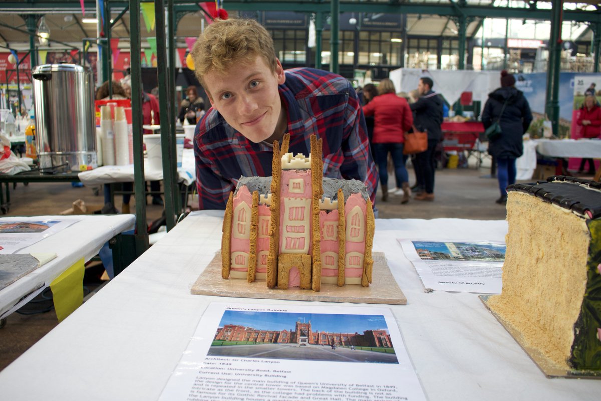smythjunior's tweet photo. Here are a few more photos of the Lanyon Building from #BakeABuilding 

Happy enough with how it turned out. The standard was ridiculously high but glad to have taken part. Congrats to all the deserving winners! https://t.co/QBv9V1L3FB