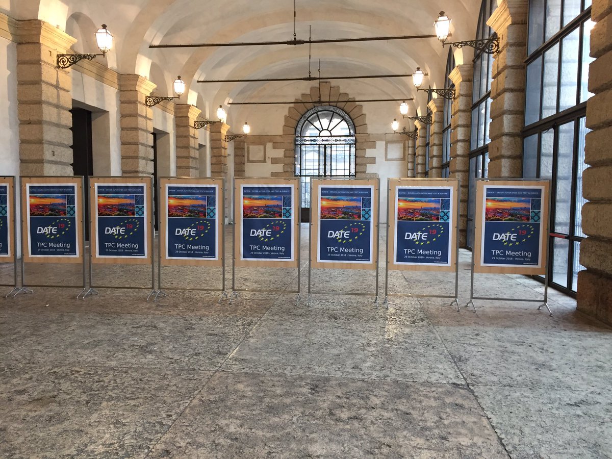 DARC_lab's tweet image. Ben attending DATE 2019 TPC meeting in Verona, Italy #DATEconference