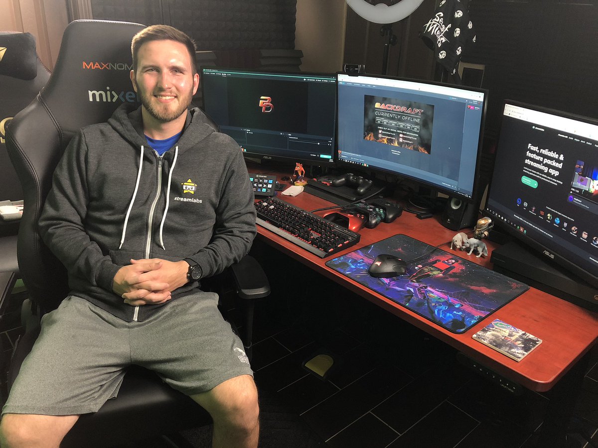 BackdraftLIVE's tweet photo. @streamlabs @IntelGaming Having a dedicated second PC will allow me to maximize performance in audio and visuals for my viewers and run SLOBS like it should be ran.
Ultimately allowing me to run my CPU Preset at slower or lower β€οΈ
#StreamlabsIntel #i99900k https://t.co/4EAZqYwRZf
